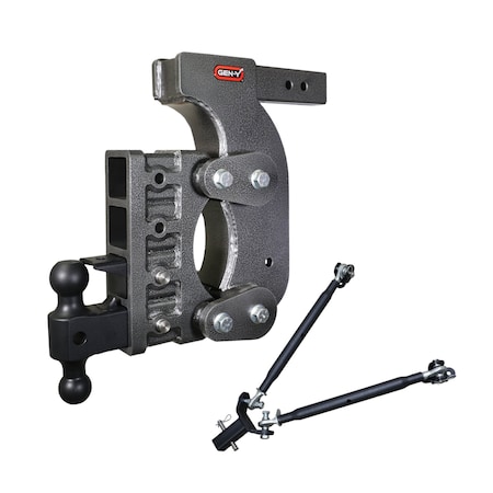 Gen-Y Hitch Boss Torsion Flex, 2.5" ShankHitch, Versa-Ball, Pintle/Stabilizer, GH-1524 GH-1524